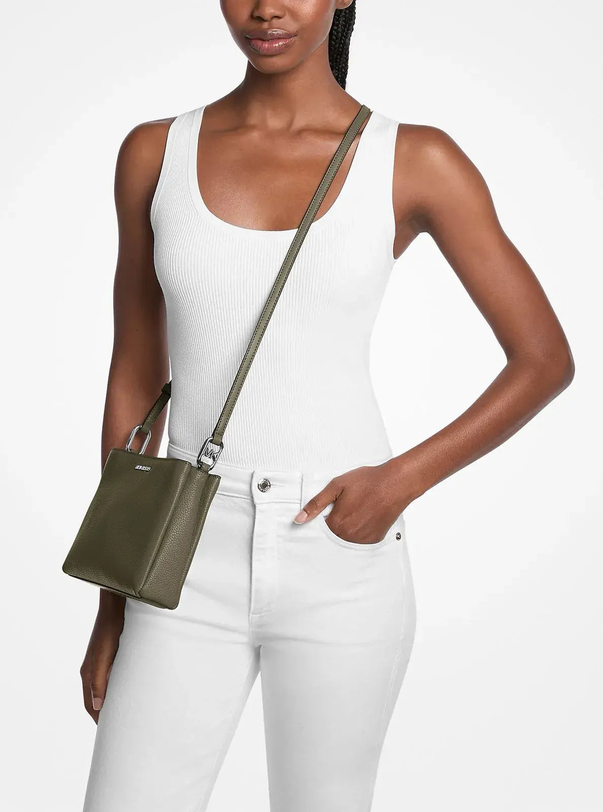 Trisha Medium Pebbled crossbody, Michel Kors.