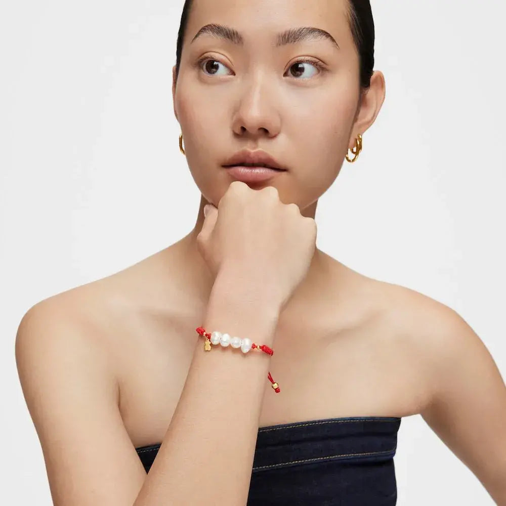 Pulsera baño oro, Tous.