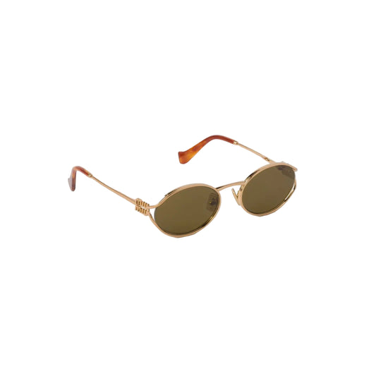 Lentes de sol Miu Miu oval.