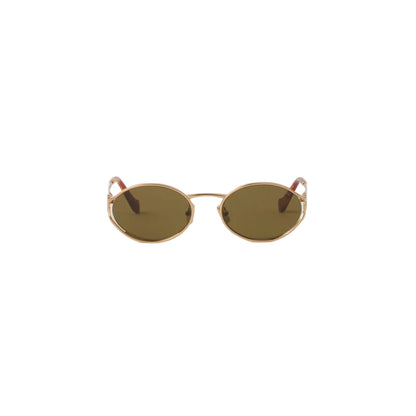 Lentes de sol Miu Miu oval.