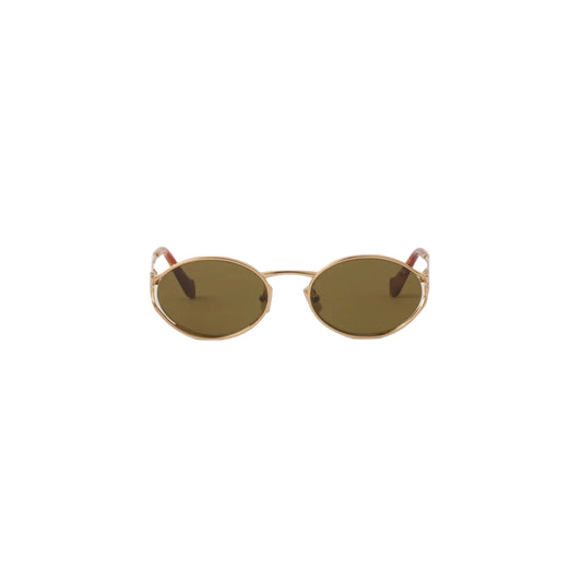Lentes de sol Miu Miu oval.