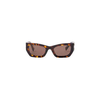 Lentes de sol Miu Miu marrón.