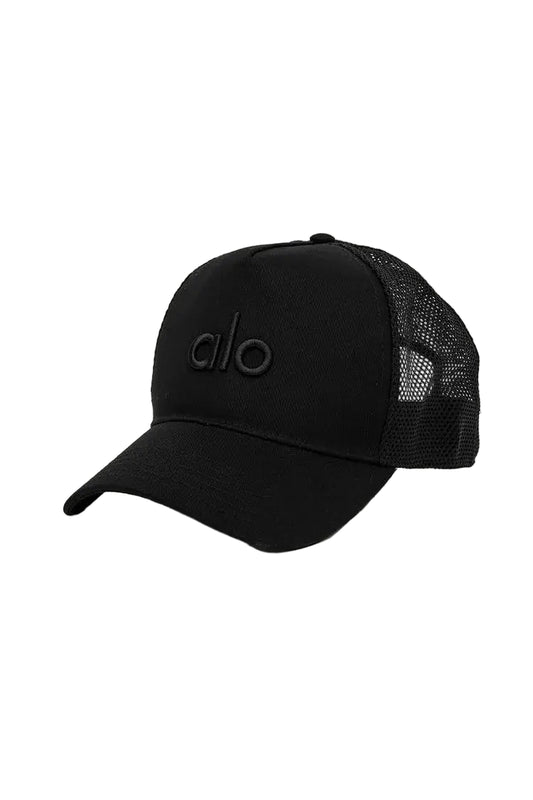 Gorra negra malla, Alo Yoga.