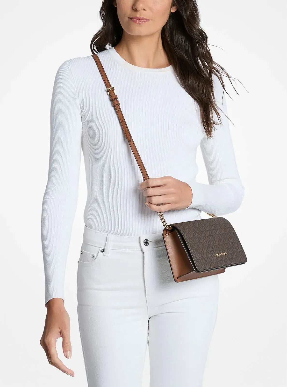 Jet Set Signature logo crossbody, Michel Kors.