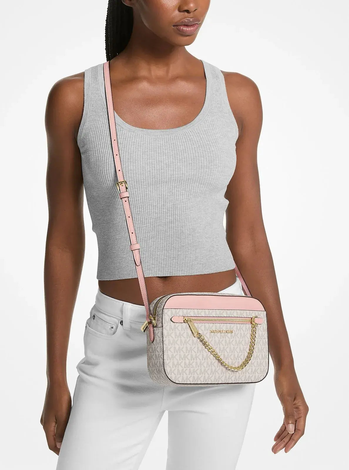 Crossbody cruzada Jet Set, Michael Kors.