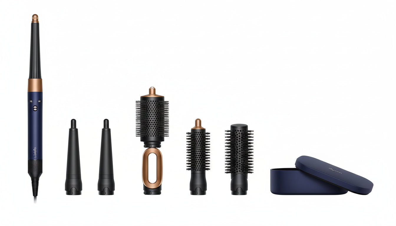 Dyson Airwrap i.d. Azul de prusia y cobre.