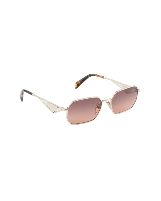 Lentes de sol logo triangular, Prada.