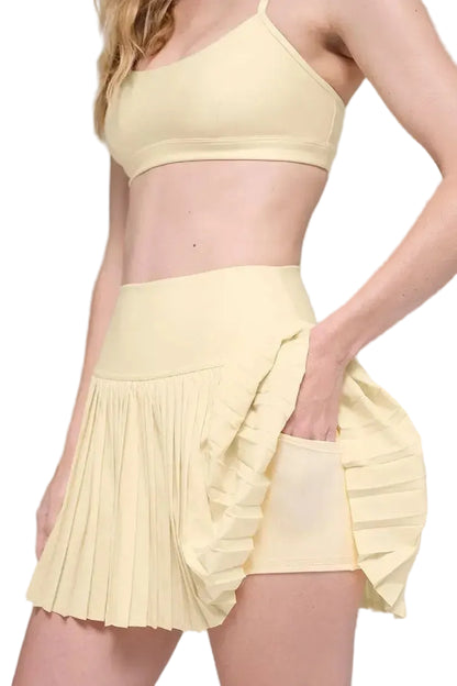 Alo yoga, falda tableada.