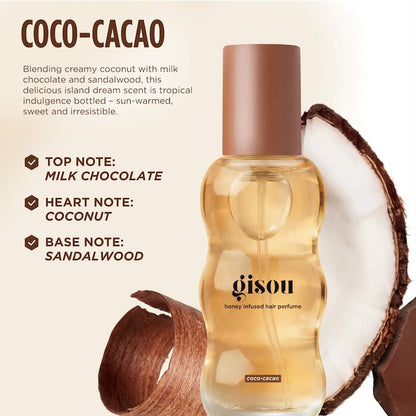 Mini Honey Infused Coco-Cacao Hair Perfume, Gisou.