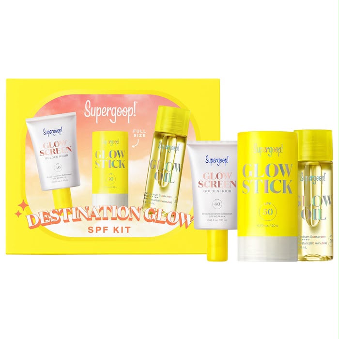 Supergoop!  Destination Glow SPF Kit