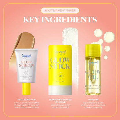 Supergoop!  Destination Glow SPF Kit