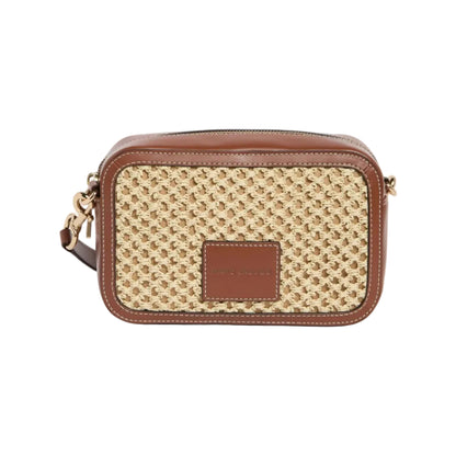 Straw Camera Crossbody Bag, Marc Jacobs.