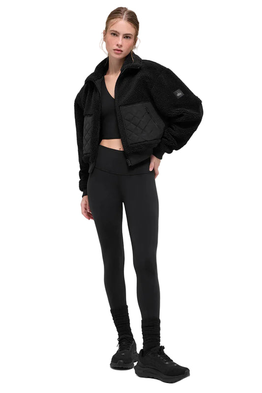 Alo yoga, Chaqueta bomber Edge de borreguito.