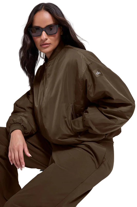Alo yoga, Chaqueta bomber Urbanite café.