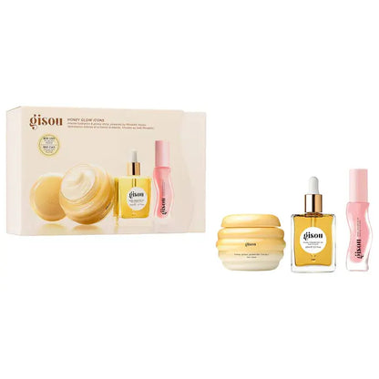 Honey Glow Icons Hair & Lip Set, Gisou.